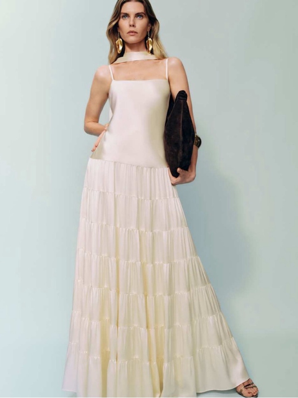 Reformation Agnes Silk Dress
